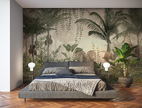 Oedim Fotomural Vinilo para Pared Estampado Selva, Mural, Fotomural Vinilo Decorativo, 150x100cm, Decoración comedores, Salones, Habitaciones, Vinilo Premium