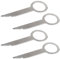 JOCXZI 4Pcs Double Car Radio Release Tool Compatible with Remove Double DIN Removal Release Tool Car Radio Tool Release Car Double Din