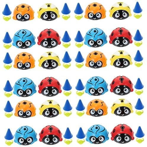 TOYANDONA 24 STK Kreisel Spielzeug Oberteile Für Kleinkinder Top Spielzeug Oberteile Für Kinder Gaming-top-Spielzeug Weihnachtstütenfüller Babyoberteil Plastik Wagen Junge Rotieren