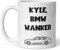 Confidently Quirky - Personalised BMW Wanker White Mug, Funny BMW Secret Santa Gift, Joke BMW Birthday Gift, Funny Boyfriend BMW Anniversary, Joke Husband BMW Gift