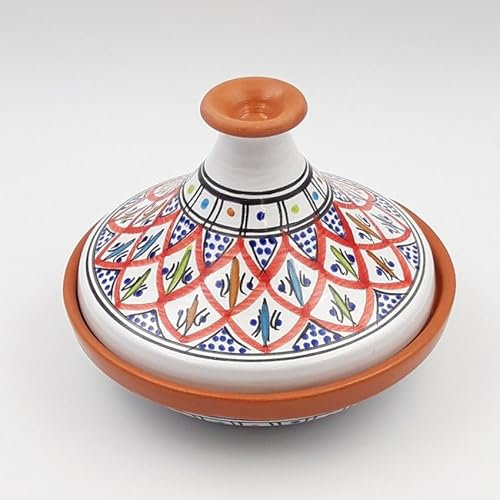 Tajine individuel évasé Bakir rouge - D 22 cm