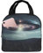 WURTON Ufo Lunch-Tasche mit Aufdruck At Night, Lunchbox, Tragetasche hält Lebensmittel stundenlang warm/kalt für Strand und Reisen im Freien
