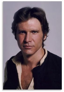 XXueMei Filmschauspieler Harrison Ford-2Vintage-Poster auf Leinwand, Schlafzimmer, Dekoration, Sportlandschaft, Büro, Raumdekoration, Geschenk, 40 x 60 cm, ungerahmter Stil