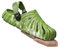 Juketron Chaussons Monstera unisexes antidérapants, antidérapants, séchage rapide, respirants, pour la plage, Vert b, 4/4.5 UK Men/ 5.5/6 UK Women Wide