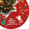 Falda Árbol de Navidad 120cm - Alfombra y Manta para Decoración Navideña y Fiestas (C)