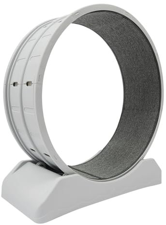 80 * 35 * 85cm Katzenlaufrad Laufrad für Katzen Katzenlaufrad mit Arretierung Katzenlaufrad Großes Laufrad Natürliche Katzenrad Massivholz Drinnen Katzen Sicherheits