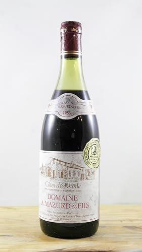 Domaine A.Mazurd & Fils Bouteille de Vin Millésime 1983