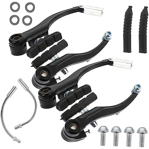 OHPHCALL V-bremse für Mountainbike Aluminiumlegierung und Gummi Schwarze Fahrradbremsen Ersatzteile für Einfache Montage