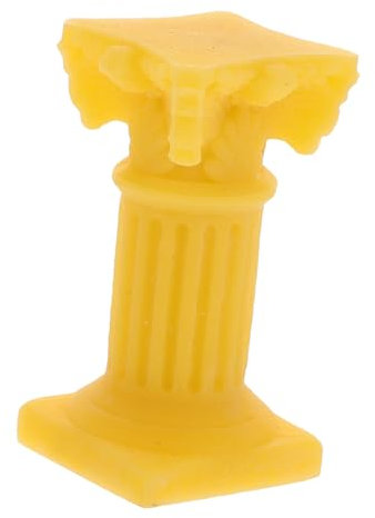MAGICLULU Römische Säulen Kerzenhalterstatue Aus Harz Römische Dekoration Für Hochzeit Und Abendessen Detailreiche Säulenskulpturdekoration Künstlerisches Ornament Für Wohnlayouts