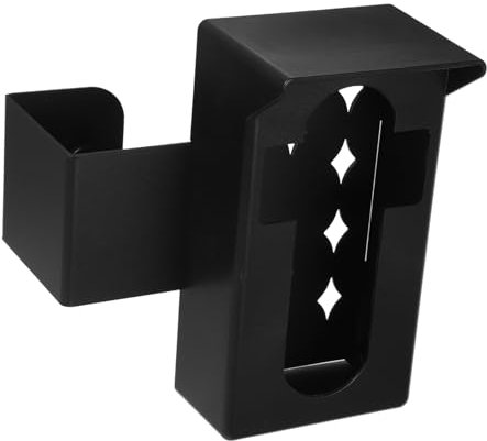 Uonlytech Doorbell Stand Brim Metal Theft Mount No Drill Doorbell Bracket for Apartment Door Camera Mount No Drill for Apartment Door