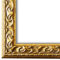 Bilderrahmen Gold 50x70-50x70 cm - mit Echt-Glas Normalglas Echtholz Rahmen - Antik Verziert Vintage Barock Mantova-M