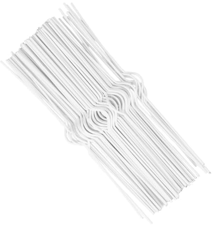 Cabilock 100 Pack Iron Wire Calendar Hangers with Spiral Binding Versatile Wall Hooks for Home, Office & Classroom Space-Saving Display Hooks for Calendars, Posters, Photos & Notebooks
