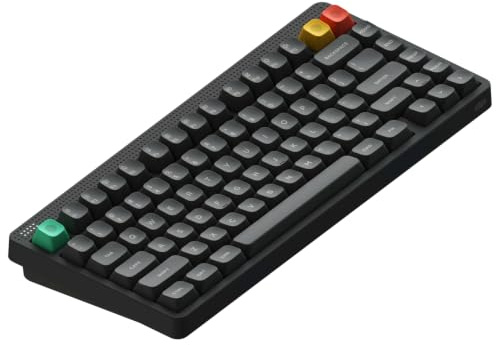 nuphy Node75 Wireless Mechanical Keyboard (US Layout) | 75% Hot Swappable Custom Keyboard, 82 Keys Computer Gaming Keyboards, Supports Touch Gestures, Bluetooth/2.4GHz/USB-C