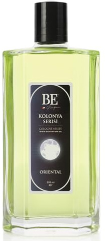 BE Parfum Eau de Cologne 200 ml – Klassisches Kölnisch Wasser (EDC) mit 80% Alkohol – Erfrischendes Duftwasser für Damen & Herren – Kühlend & Belebend – Kolonya (Oriental)