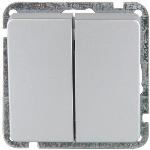 UNITEC Serienschalter, Montreal, Serie 503, Silber