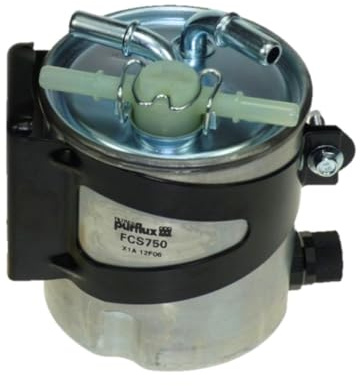 PURFLUX FCS750 Kraftstofffilter Filter Cartridge Kompatibel mit NISSAN Qashqai/Qashqai +2 I J10, NJ10 7701062436 GGF130 7701067123