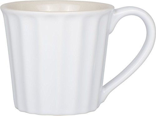 IB Laursen Tasse, Becher MYNTE Pure White weiß für 250ml Steingut