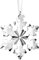 Swarovski Jahresedition 2016 Ornamente Alljährliche Verzierung durchsichtig