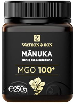 Watson & Son Manuka Honig MGO 100+ 250g | Premium Qualität aus Neuseeland