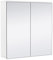 Yaheetech Bathroom Mirror Storage Cabinet Wall Mounted Cabinet Storage Unit with Double Mirror Doors & Adjustable Shelf, 15x63x60cm, Modern, White