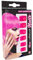 Amakando Ongles artificiels - Rose néon | Ongles des années 80 | Ongle Artificiel Couleur Fluo | Faux Ongles