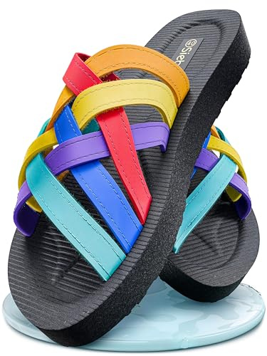 Siebi's Badeschuhe Damen Beach Badepantolette EVA leicht | fällt klein aus