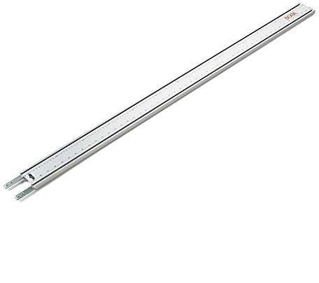 Bora 50” Ruled WTX Clamp Edge Extension for WTX Clamp Edge Saw Guide for Woodworking, Contractors, Carpenters and DIY, 50 inch Extension, 545060, Silver