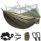 Hamac de Camping AnorTrek avec moustiquaire, hamacs Portables Doubles et Simples avec Sangles d'arbre, hamac Parachute pour Le Camping, la randonnée, Les Voyages et la randonnée
