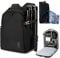 bagsmart Camera Backpack, DSLR SLR Camera Bag Fits up to 13.3 Inch Laptop Water Resistant with Rain Cover, Tripod Holder for Women and Men, Black