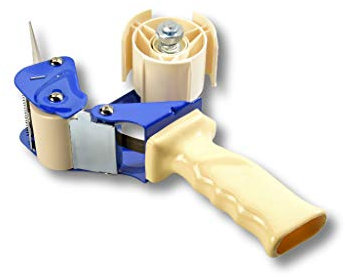 Profi Paketbandabroller/Klebebandabroller - Robuste Metall- + Kunststoffkonstruktion (Bis 50 mm breites Paketband)