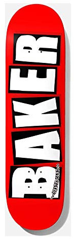 Baker Deck Brand Logo White red/White 8.5