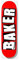 Baker Deck Brand Logo White red/White 8.5