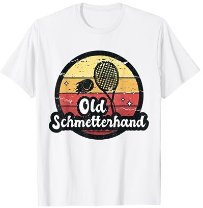 Tennis Spruch Tennisspieler Old Schmetterhand T-Shirt