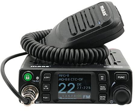 MAAS KCB-4000 CB Mobilfunkgerät - Multinorm - VOX - CTCSS - DCS - Farbdisplay