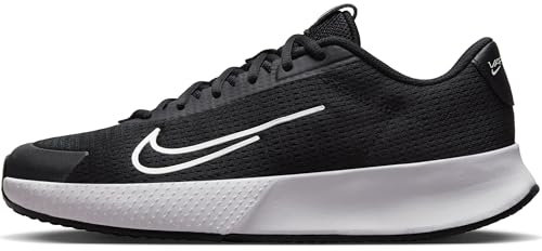 Nike Herren M Vapor Lite 2 Cly Tennisschuh, Black/White, 43 EU