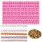 Aweisile Fondant Silikonform Silikon Strickseil Perlen Fondant Form Kuchen Fondant Form Strickseil Perlen Fondant Form Kuchen Dekorieren Silikonform Silikonform Kuchen Fondant Form für DIY