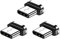 Kuulaa Adaptador magnético tipo C [3 pack], enchufe magnético tipo C para cable de carga magnético Enchufes tipo C (solo para cable de carga magnético 3 en 1)