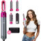 Dryze airstyler 5 in 1, lockenstab, haartrockner, warmluftbürste, föhnbürste, föhn… (Pink/Grey)