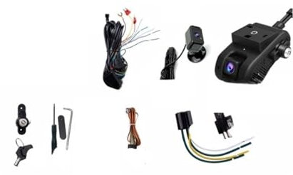 JC400 Dashcam Front and Rear 4G Hotspot Inside Camera Live Stream Video Vehicle APP PC Dual Car Record(Inside Cam 1Yr APP,256G)