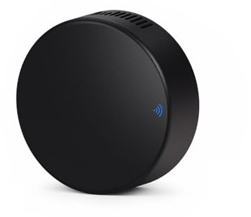 Swokely Telecomando IR intelligente WiFi universale mini telecomando IR con sensore di temperatura e umidità per TV condizionatore d'aria e trigger automatico funziona con Alexa/Google Home