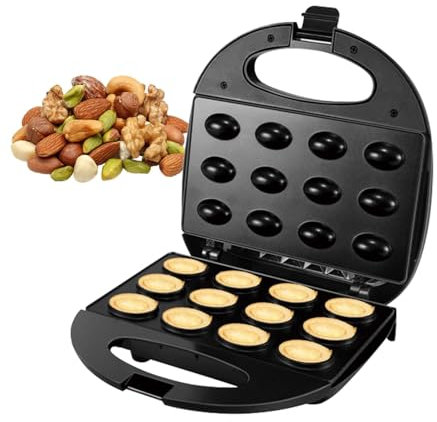 Smileshiney Nut Cake Machine, Electric Nut Cake Machine, Electric Cake and Nut Maker, Non-stick Kitchen Appliance for Breakfast, Waffles, Snacks, and