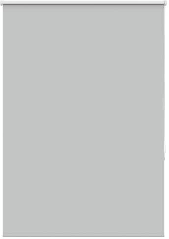 vidaXL Estor Enrollable Opaco Gris Claro 110x175cm Tela Ancho 105,7cm, Estor día y Noche, Estor de Cocina, Estor Opaco Enrollable, Estor Opaco