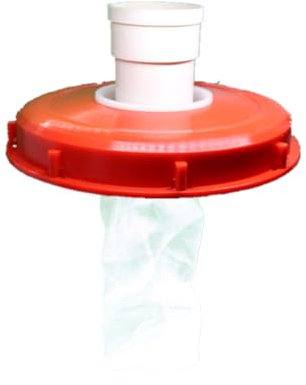 Kdouehg Coperchio del Filtro del Serbatoio IBC per Barile di In Nylon Adatto per DN75 Coperchio del Filtro del Barile di Tonnellata Strumenti per L' del Giardino 245 mm Facile da Us