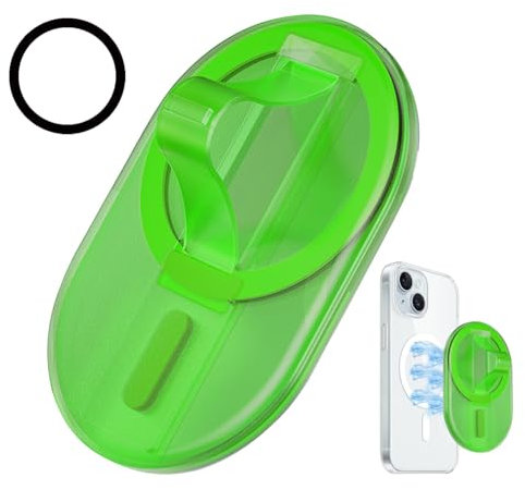 Magnetic Phone Ring,Magnet Phone Grip Cell Phone Holder | Magnetic Phone Stand Grip, Phone Grip with Finger Strap, Mobile Phone Holder for Mobile Phone Tablets