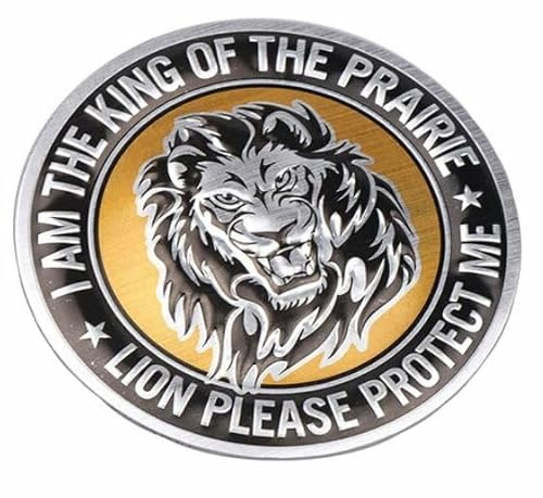Löwe Auto Emblem Badge dekoriert 3D Aluminium Auto Aufkleber Abzeichen