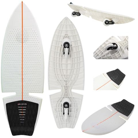 F2 Surf Waveboard Carving Board Street Surfer Skateboard Weiss 2025