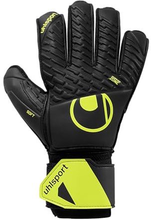 uhlsport Soft Flex Frame Junior Torwarthandschuhe – Kinder Keeperhandschuhe mit Soft Grip, Fingerstabilisierung & Classic Schnitt