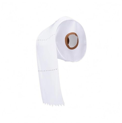 Colcolo Halloween Costume Versatile Adult Cosplay Clothing Smooth Polyester Party Dress Unique Flexible Outfit Suitable for Performance Carnival Gift Giving, White, White, Toilet Paper Roll Costume