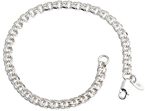 5mm Garibaldi Armband - 925 Sterling Silber, Länge 16-25cm …