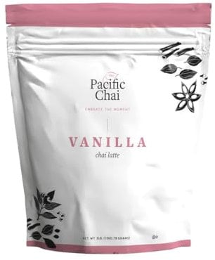 Pacific Chai Vanilla Instant Powdered Chai mix, 1420ml canister